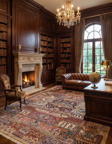9' 5 x 12' 4 Kashmar Wool Rug