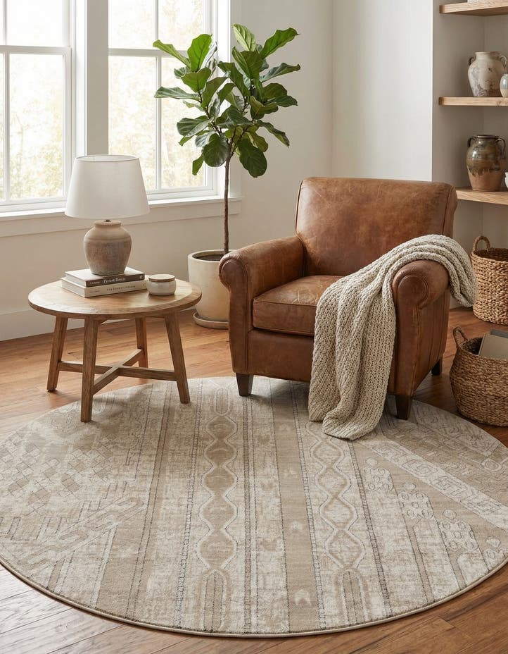 7' 10 x 7' 10 Oregon Round Rug