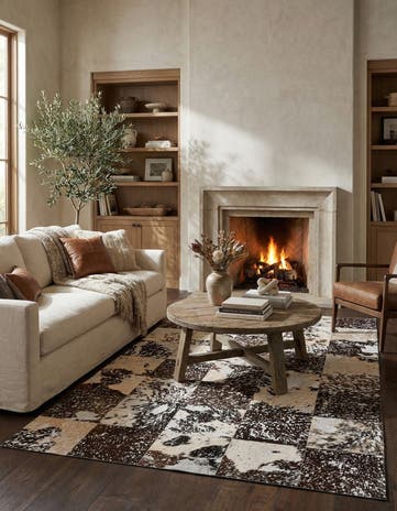 5' x 7' 10 Cowhide Rug