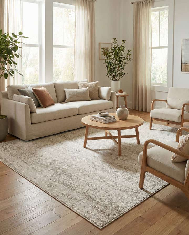 9' x 12' Easy-Clean Modern Indoor / Outdoor Rug