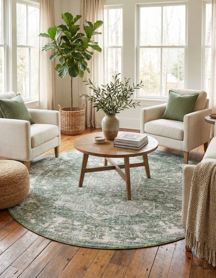 Detail image of 7' 10 x 7' 10 Isabella Round Rug