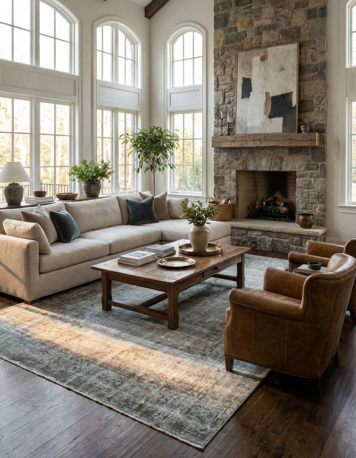 Detail image of 8' 7 x 13' 3 Hand Knotted Ultra Vintage Persian Wool Rug