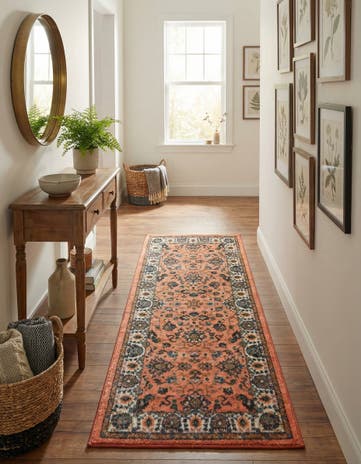 Salmon Medina Runner Rug