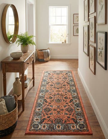 Salmon Medina Runner Rug