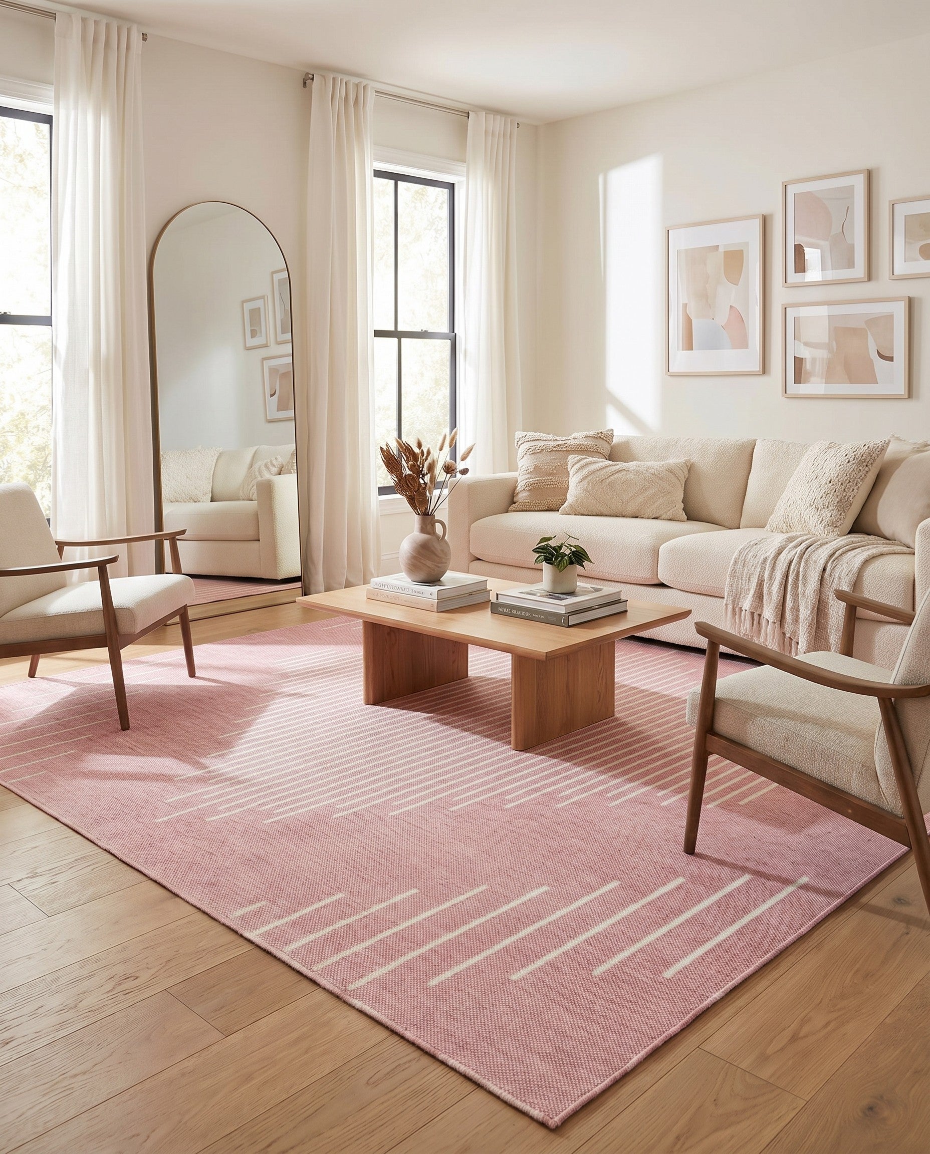 13' x 13' Easy-Clean Modern Indoor / Outdoor Square Rug