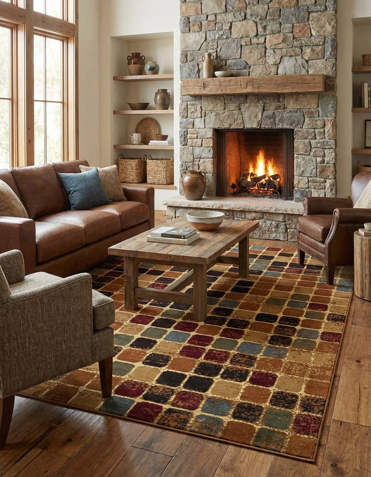 Detail image of 7' 10 x 11' Cafe Rug