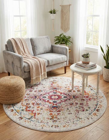4' x 4' Amulet Round Rug