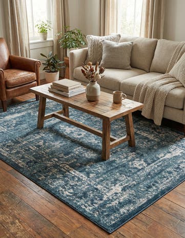 Navy Blue Charleston Rug