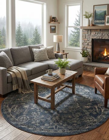 7' x 7' Oregon Round Rug