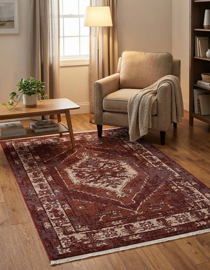 Detail image of 4' x 6' Nain Design Rug