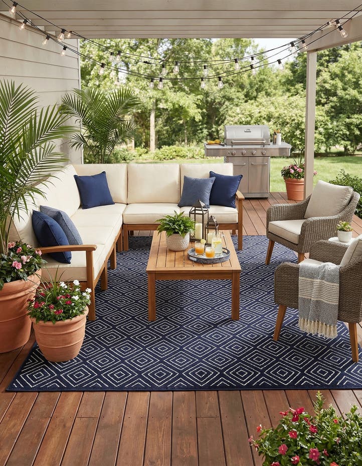 9' x 12' Easy-Clean Sabrina Soto Indoor / O...