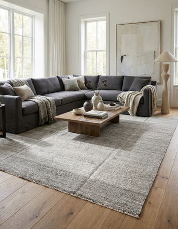 8' 4 x 9' 6 Hand Woven Kilim Modern Wool Rug