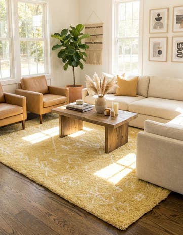 9' x 12' 2 Moroccan Shag Rug