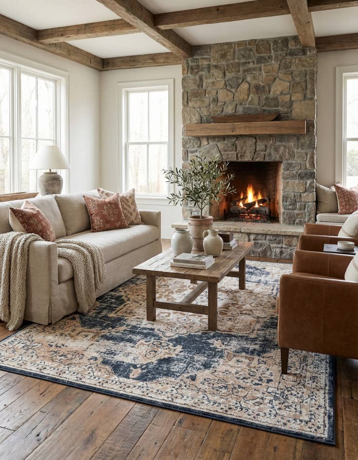 Detail image of 7' 10 x 11' Villa Rug