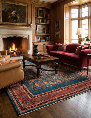 5' 9 x 8' Kashkuli Rug