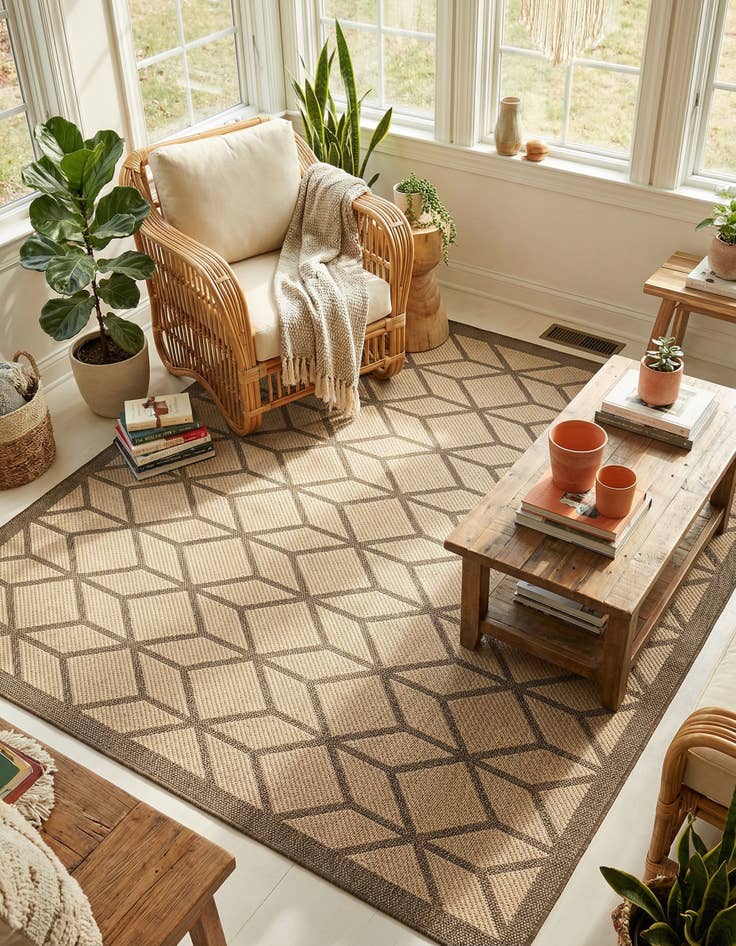 Detail image of  8' x 8' Dunes Square Rug