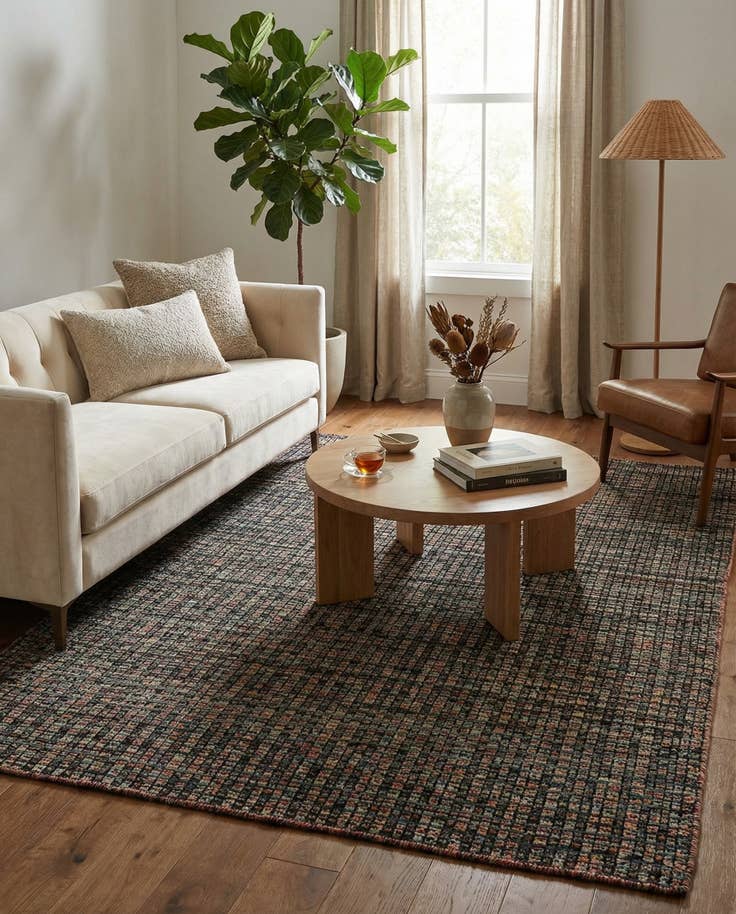 Detail image of 5' x 6' 9 Hand Knotted Darya Wool Rug
