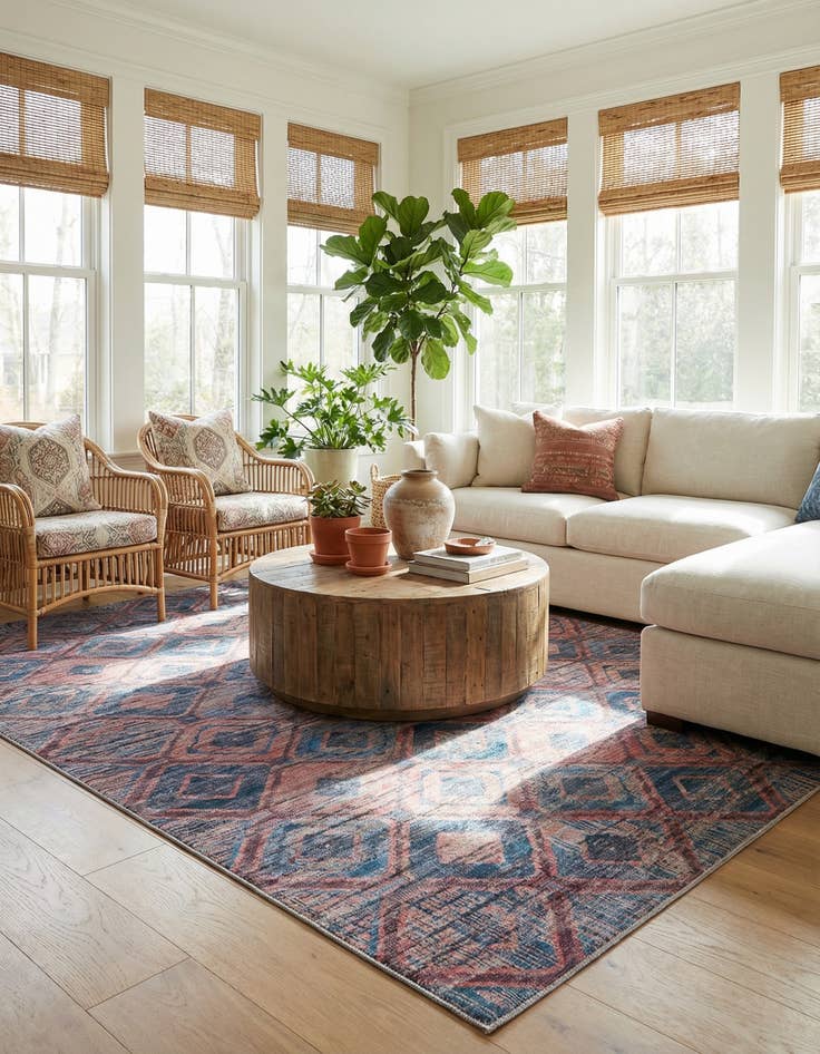 Detail image of 9' 2 x 12' Washable Sisu Rug