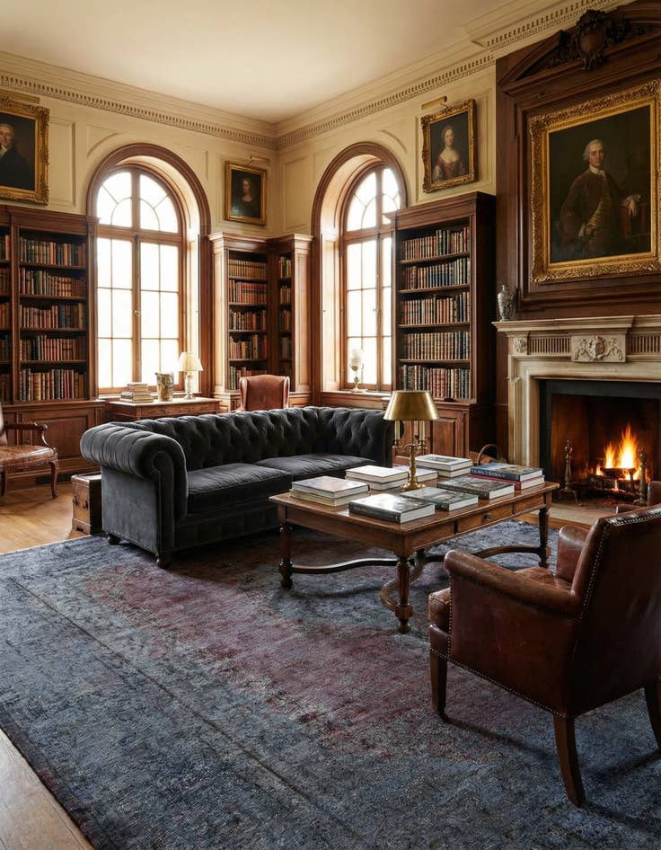 Detail image of 10' 2 x 12' 10 Vintage Royal Wool Rug