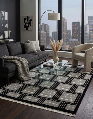 5' 6 x 7' 10 Hand Knotted Darya Wool Rug