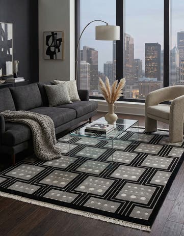 5' 6 x 7' 10 Hand Knotted Darya Wool Rug