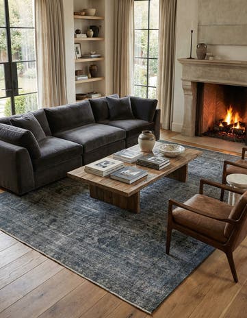 9' 5 x 11' 10 Hand Knotted Ultra Vintage Persian Wool Rug