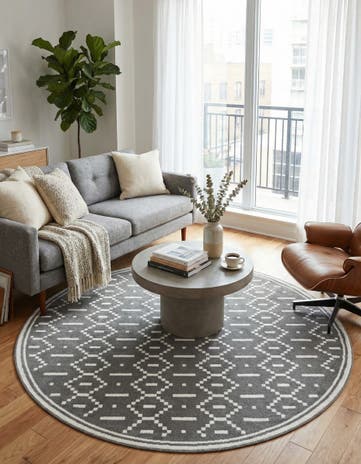 7' 10 x 7' 10 Oslo Round Rug