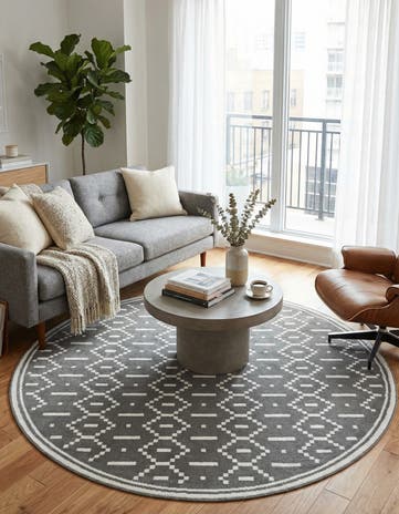 7' 10 x 7' 10 Oslo Round Rug