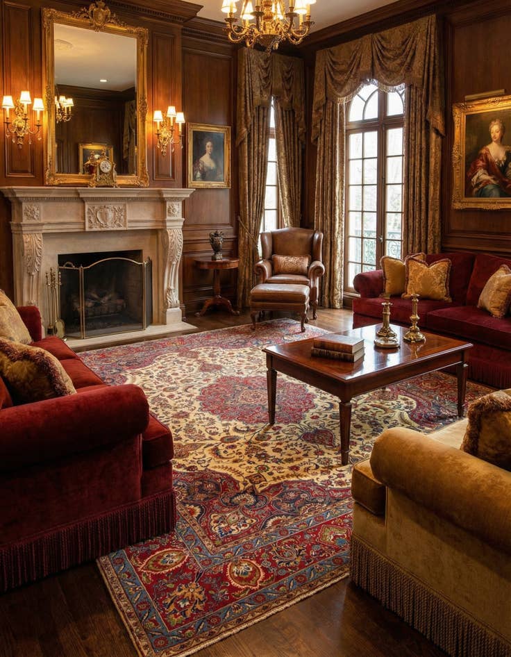 Detail image of  9' 7 x 12' 5 Tabriz Wool Rug