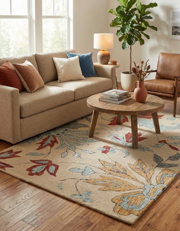 5' 2 x 8' Agra Wool Rug