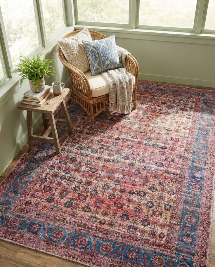 Detail image of 7' 3 x 10' Washable Maahru Rug