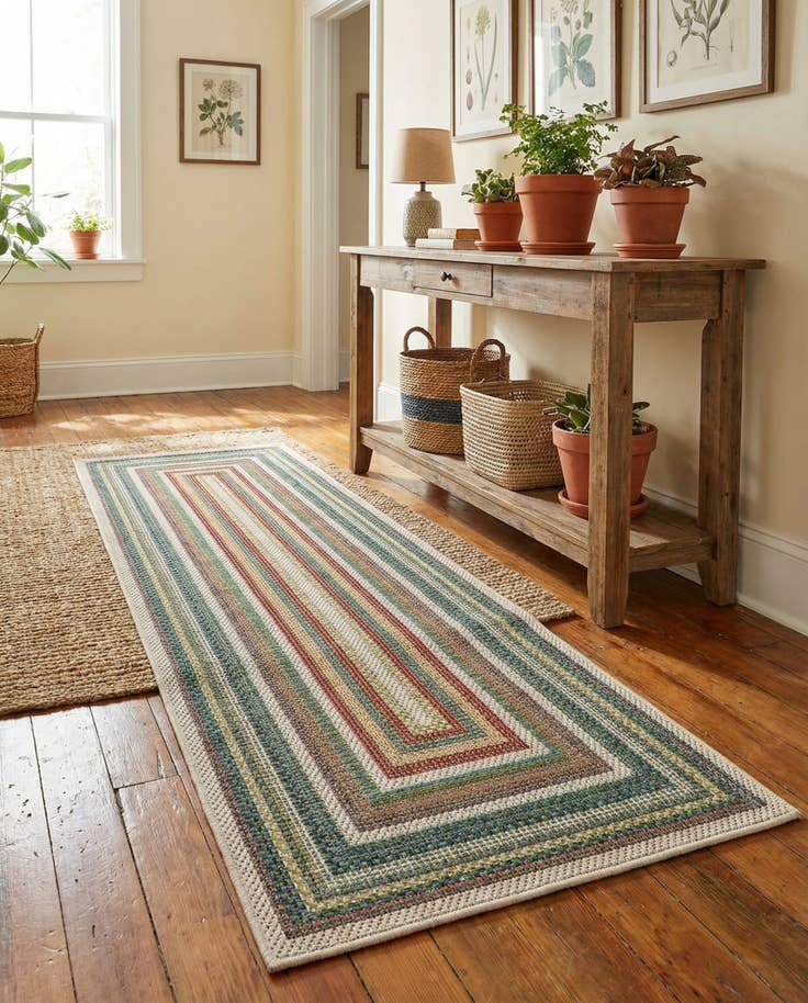 Detail image of 2' x 6' Easy-Clean Baja Indoor / Outdoor Runner Rug