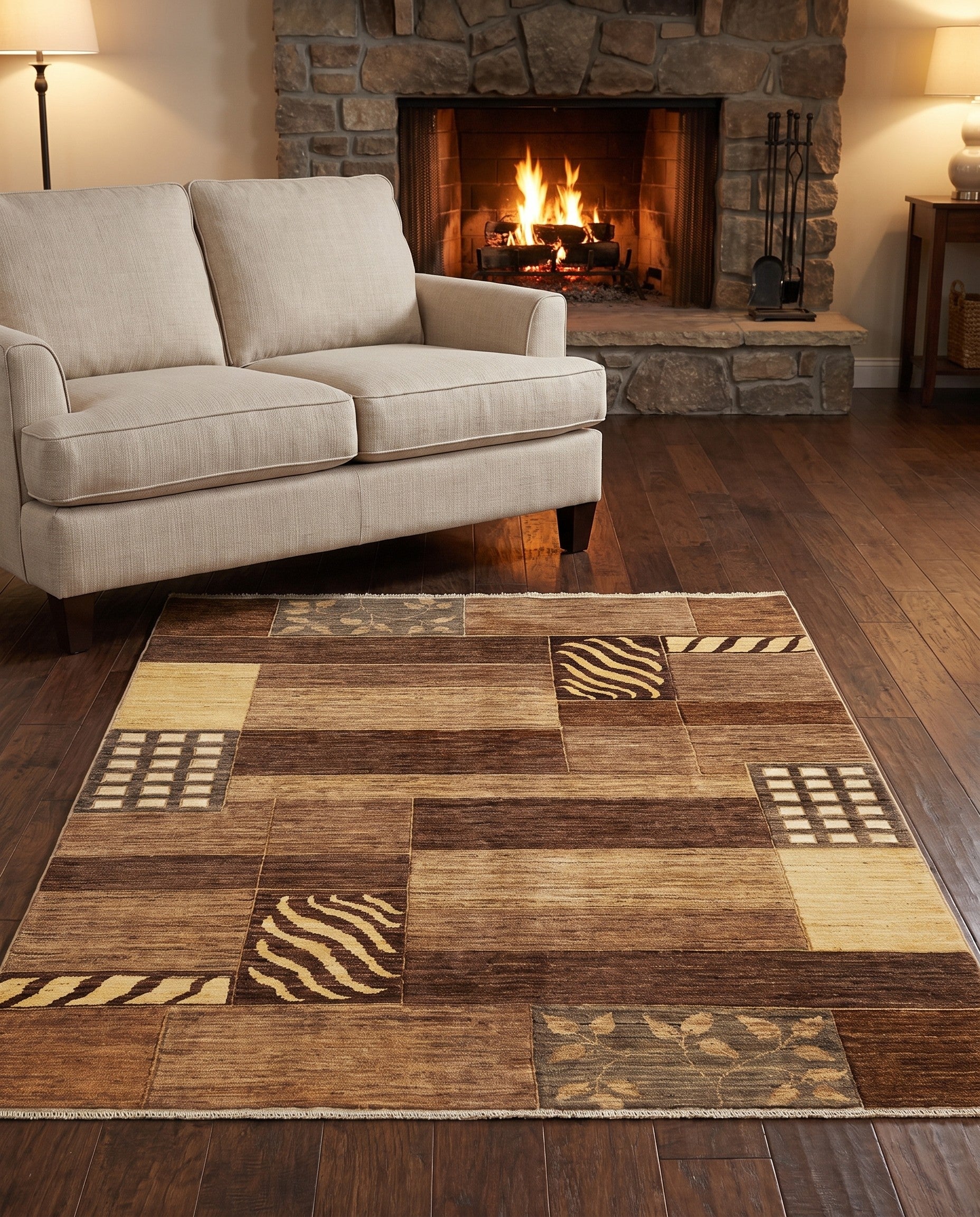 4' 11 x 6' 6 Juma Wool Rug