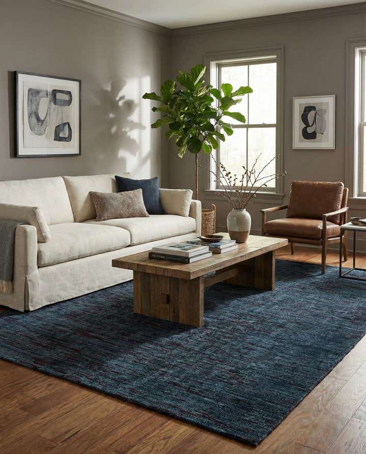 7' 10 x 10' Hand Knotted Darya Wool Rug