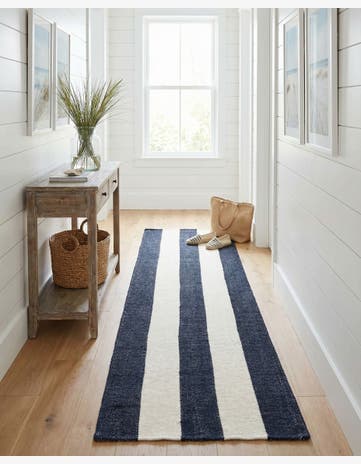 2' 7 x 12' Hand Woven Jill Zarin Hamptons Runner Rug
