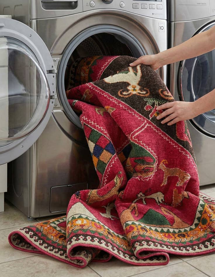 Detail image of 7' x 10' Washable Santa Fe Rug