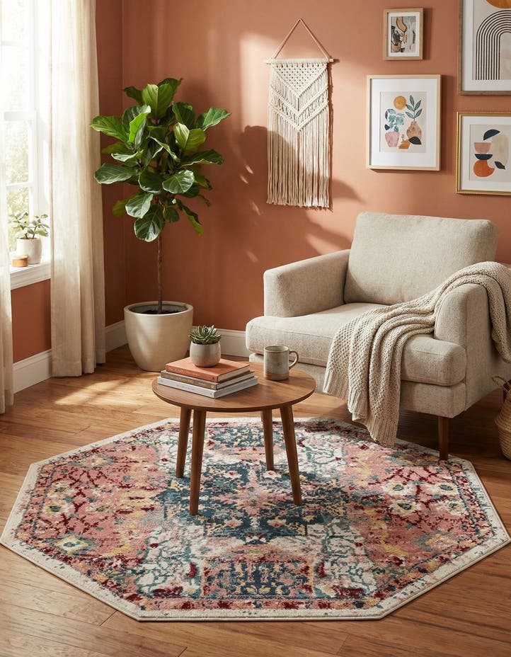 4' x 4' Charleston Octagon Rug