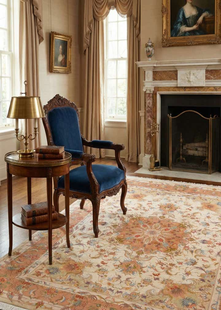 5' 1 x 6' 9 Tabriz Rug