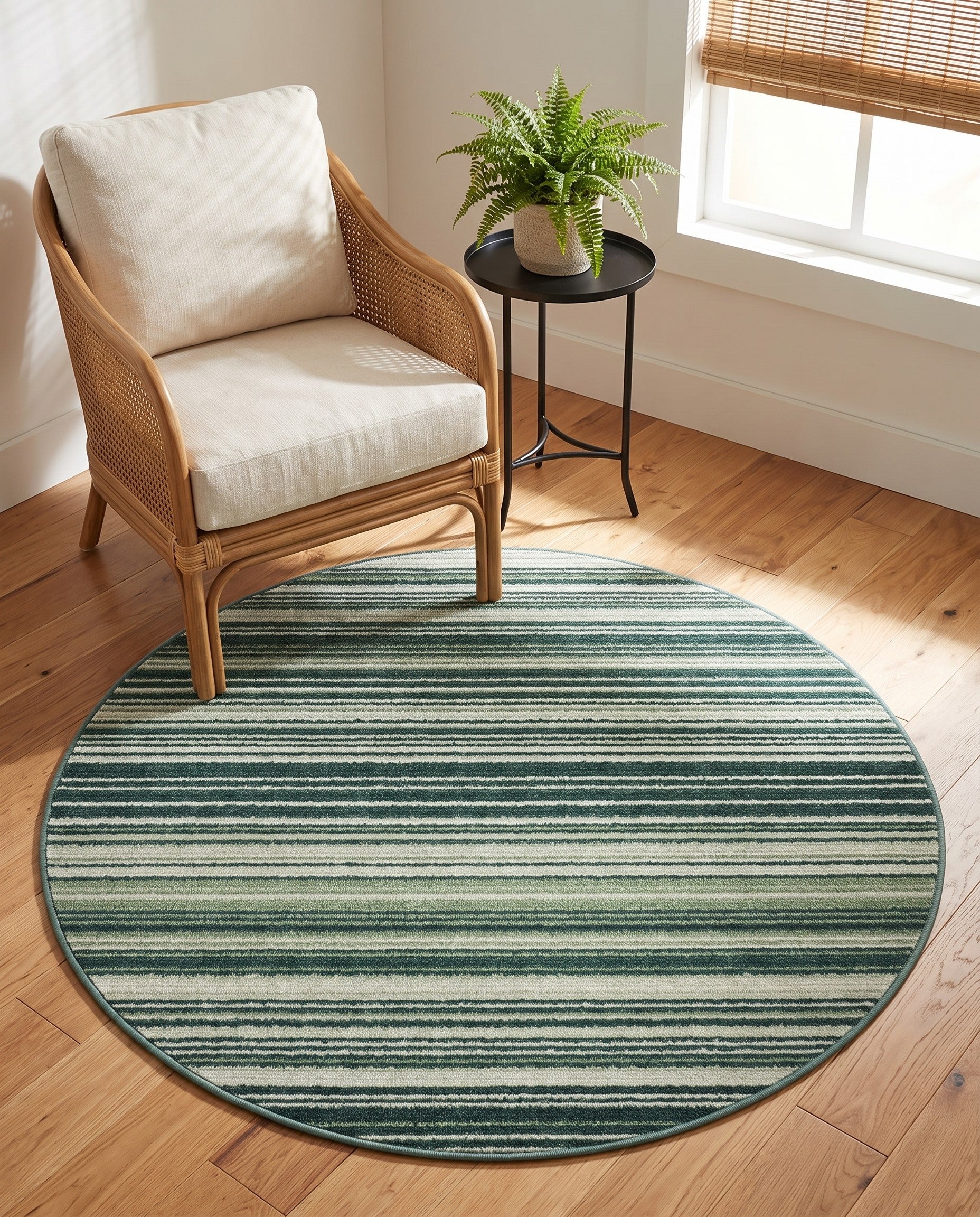4' x 4' Gemstone Round Rug