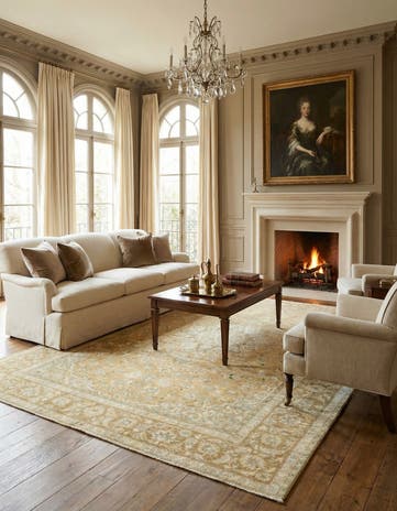 8' x 10' 11 Hand Knotted Ultra Vintage Persian Wool Rug