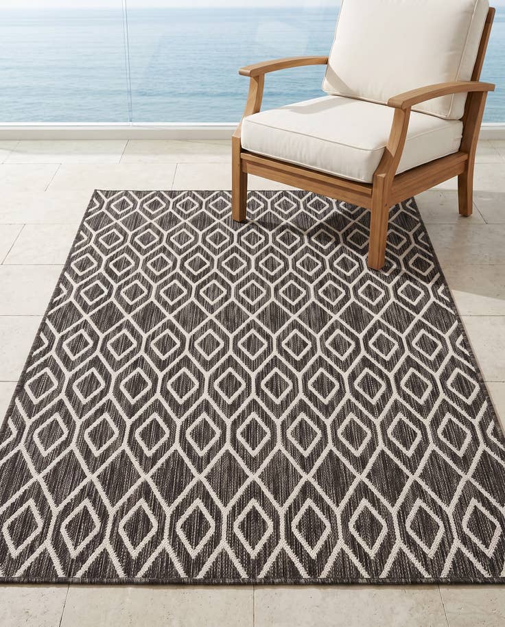 Detail image of 3' x 5' 3 Easy-Clean Jill Zarin Turks and Caicos Indoor / Outdoor Rug