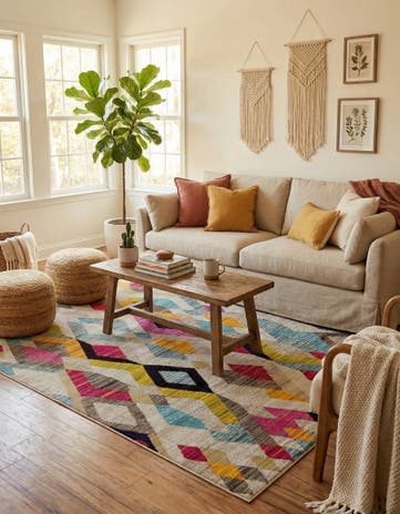 Washable Santa Fe Rug