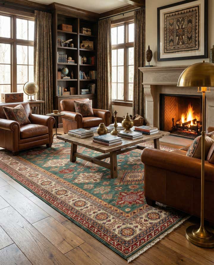6' 8 x 9' 7 Kazak Wool Rug