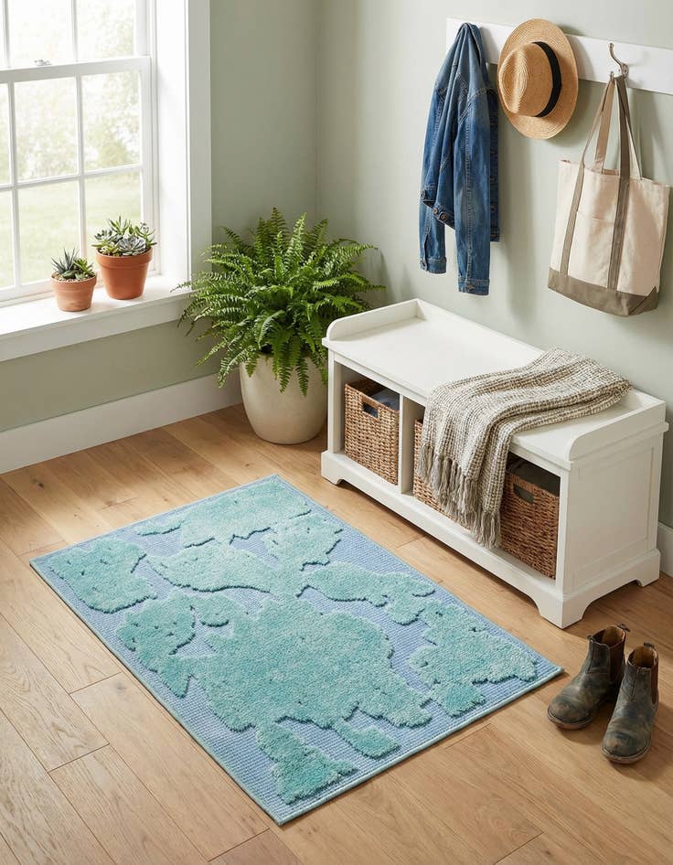 Detail image of 2' x 3'  Washable Aruba Indoor / Outdoor Rug