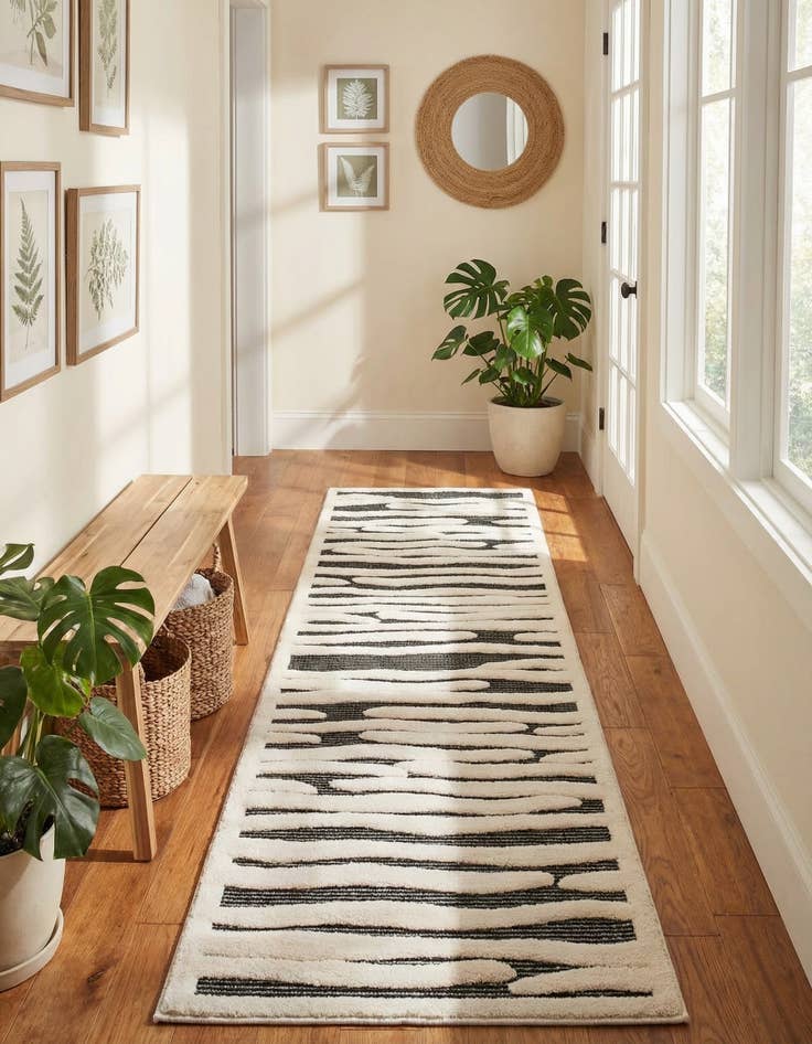 Detail image of 2' 7 x 10' Prismatic Runner Rug