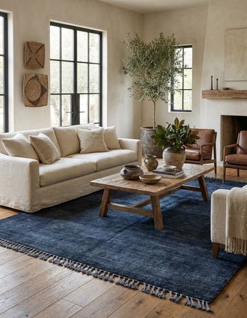 5' 6 x 8' 4 Hand Knotted Moroccan Wool Rug
