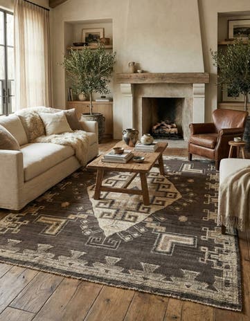 8' 1 x 10' 2 Hand Knotted Darya Wool Rug