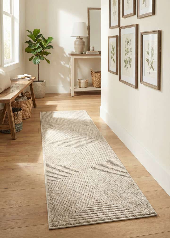 2' x 8' Easy-Clean Sabrina Soto Indoor / Outdoor Runner Rug