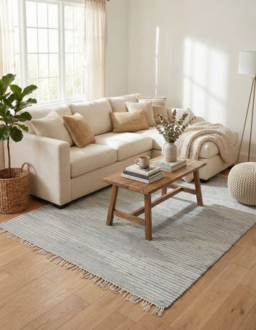 8' x 11' Chindi Cotton Rug