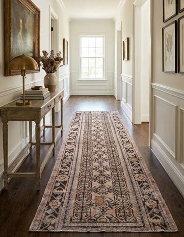 3' 10 x 10' Hand Knotted Ultra Vintage Persian Wool Runner Rug